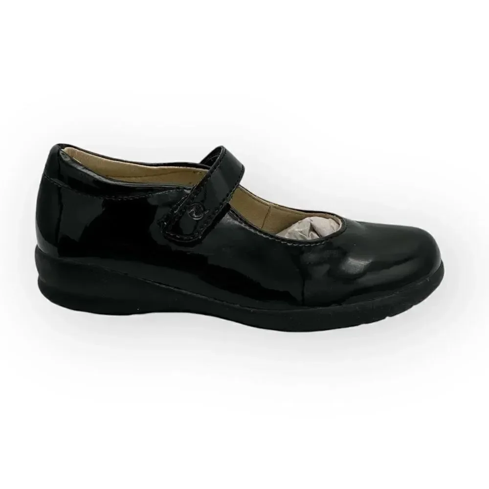 Naturino Girls Catania Mary Jane Flats Shoes Black Size 27